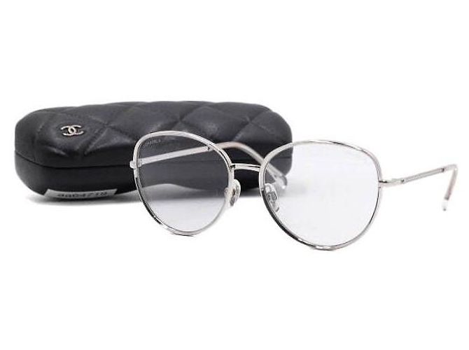 Chanel Montura de gafas Silver CC Logo - vista 7