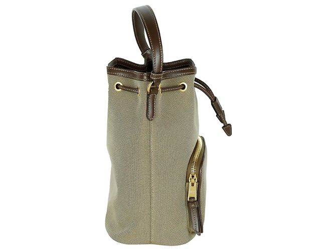Prada Borsa crossbody a secchiello in tessuto jacquard con logo ricamato - vista 2