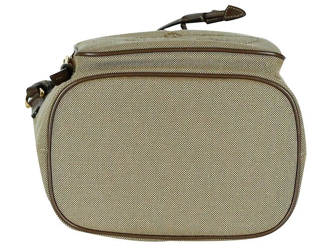 Prada Borsa crossbody a secchiello in tessuto jacquard con logo ricamato - vista 4