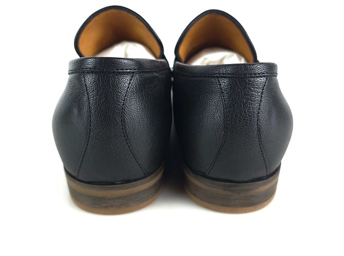 Mocassini Gucci Horsebit Web in pelle marrone - vista 4