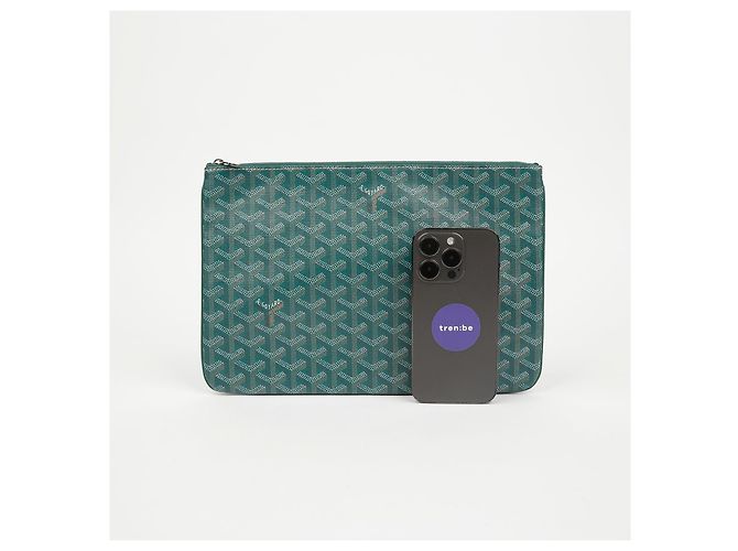 Clutch Goyard Sena MM Verde - vista 10
