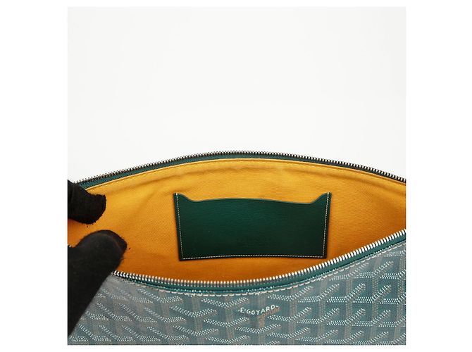 Clutch Goyard Sena MM Verde - vista 14