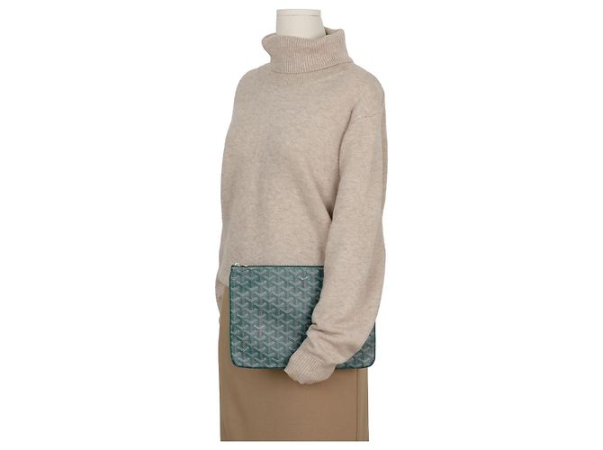 Clutch Goyard Sena MM Verde - vista 15