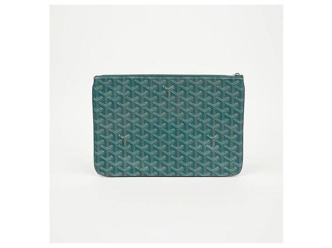 Clutch Goyard Sena MM Verde - vista 2