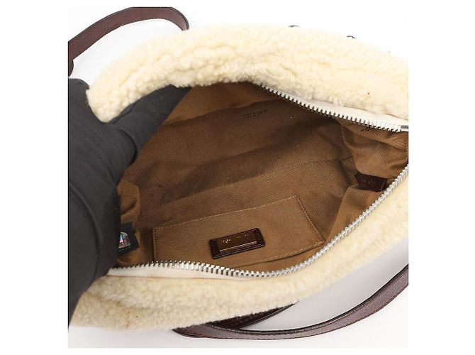 Fendi Shopper aus Kunstshearling - Ansicht 9