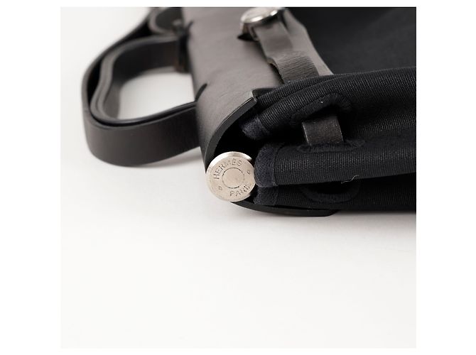 Hermès Schwarze Tote-Schultertasche Größe - Ansicht 10