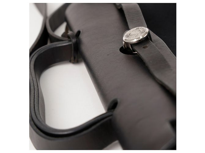 Hermès Schwarze Tote-Schultertasche Größe - Ansicht 11