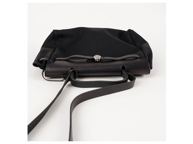 Hermès Schwarze Tote-Schultertasche Größe - Ansicht 5