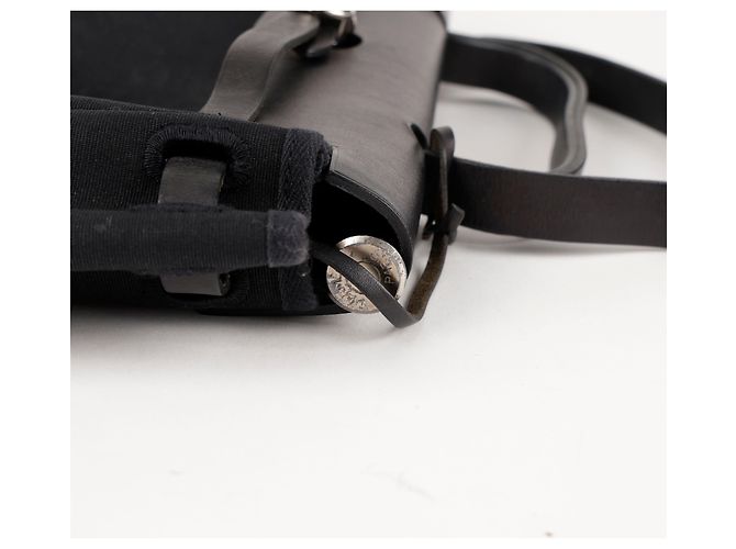 Hermès Schwarze Tote-Schultertasche Größe - Ansicht 7