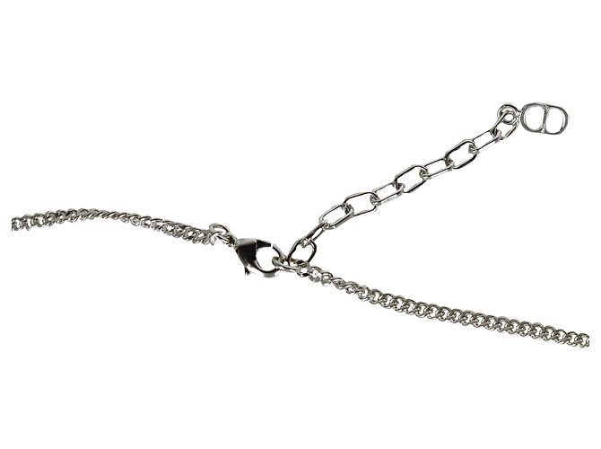 Collana Dior D Logo Marrone Metallo - vista 6