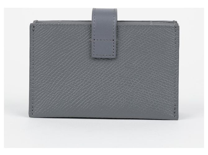 Céline Tarjetero de piel de becerro granulada acordeón Gris - vista 4