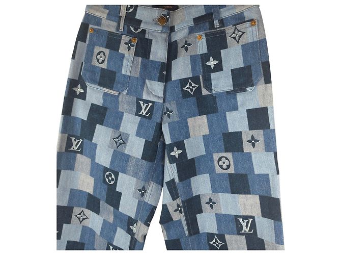 Vaqueros Louis Vuitton Azules - vista 2