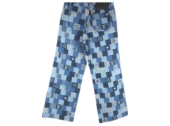 Vaqueros Louis Vuitton Azules - vista 3