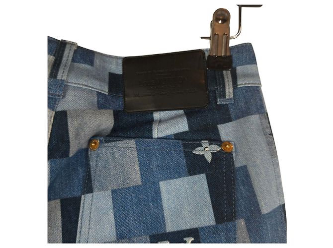 Vaqueros Louis Vuitton Azules - vista 5