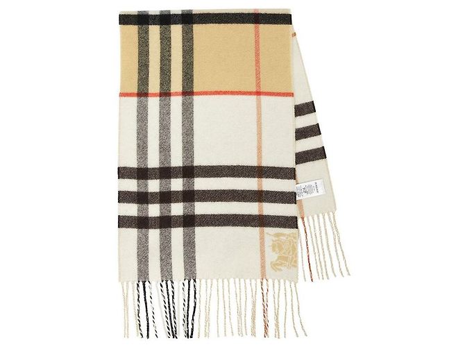 Burberry Sciarpa in cashmere Contrast Check (Unisex) - vista 2