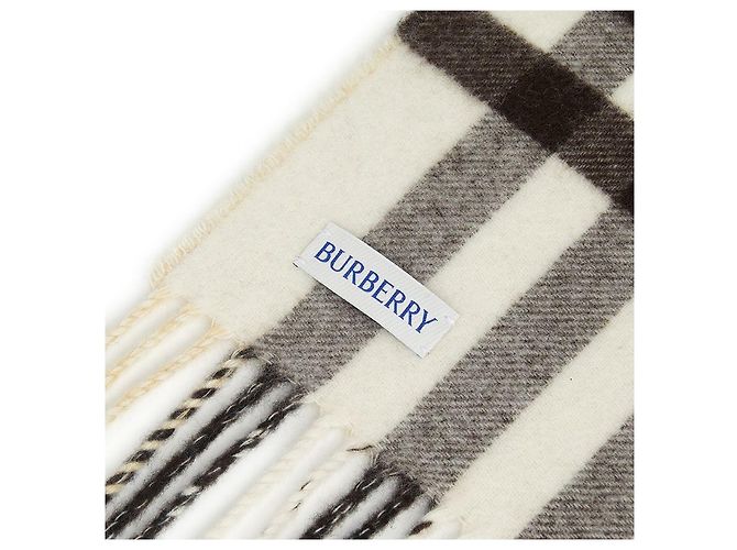 Burberry Sciarpa in cashmere Contrast Check (Unisex) - vista 7