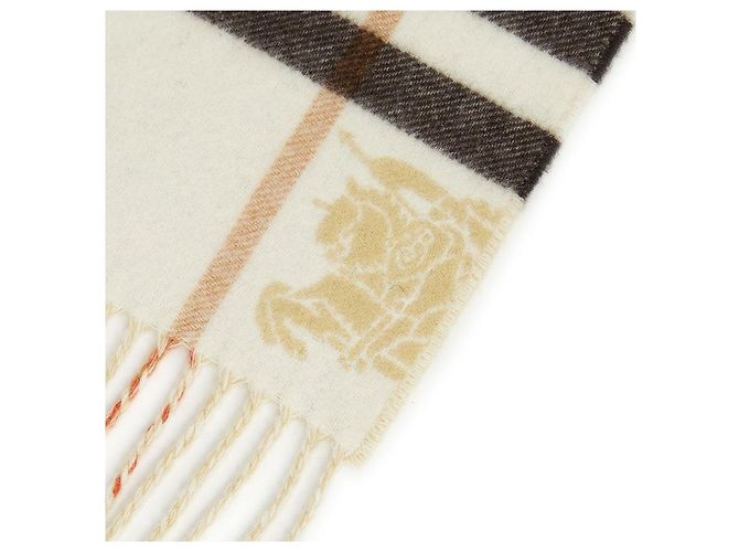Burberry Sciarpa in cashmere Contrast Check (Unisex) - vista 8