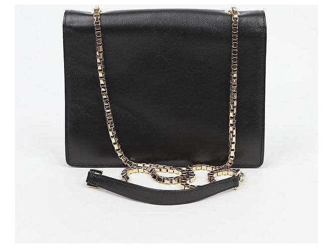 Salvatore Ferragamo Borsa a tracolla Talia Chain Black - vista 3
