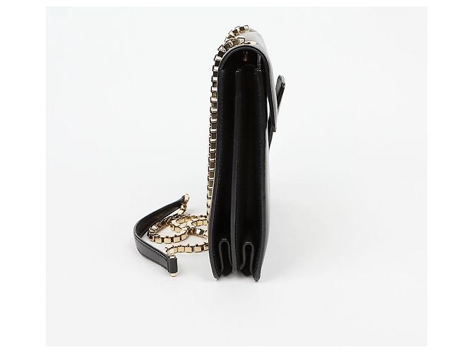 Salvatore Ferragamo Borsa a tracolla Talia Chain Black - vista 4