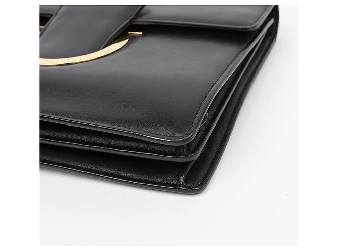Salvatore Ferragamo Borsa a tracolla Talia Chain Black - vista 6