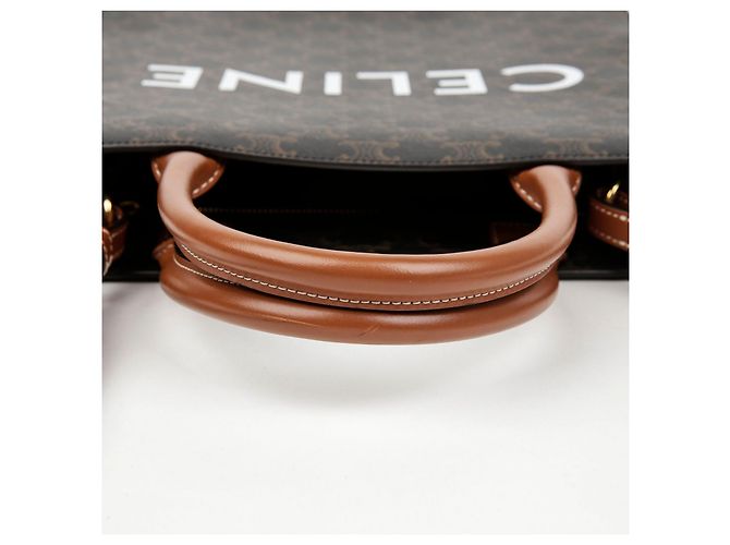 Céline Borsa a Tracolla Vertical Cabas Small Tote Shoulder Bag - vista 14