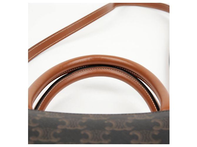 Céline Borsa a Tracolla Vertical Cabas Small Tote Shoulder Bag - vista 15