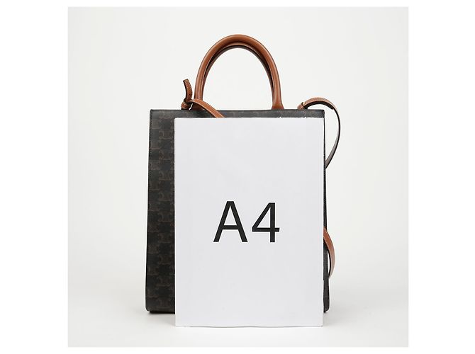 Céline Borsa a Tracolla Vertical Cabas Small Tote Shoulder Bag - vista 16