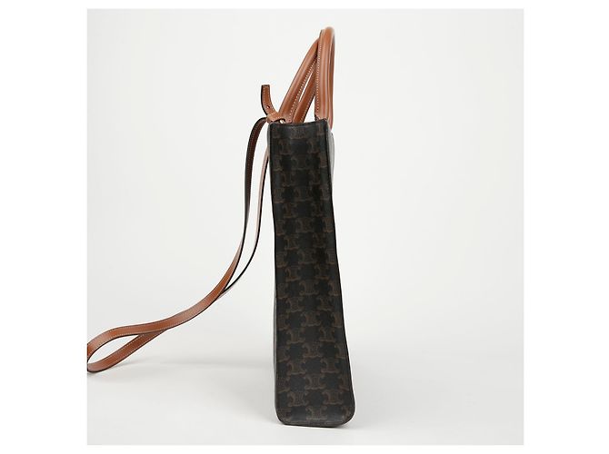 Céline Borsa a Tracolla Vertical Cabas Small Tote Shoulder Bag - vista 5