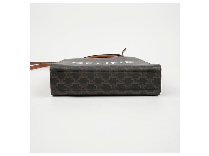 Céline Borsa a Tracolla Vertical Cabas Small Tote Shoulder Bag - vista 7