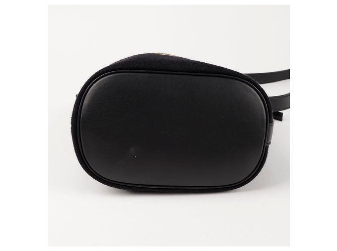 Autre Marque Borsa a tracolla con logo ricamato Nero - vista 8