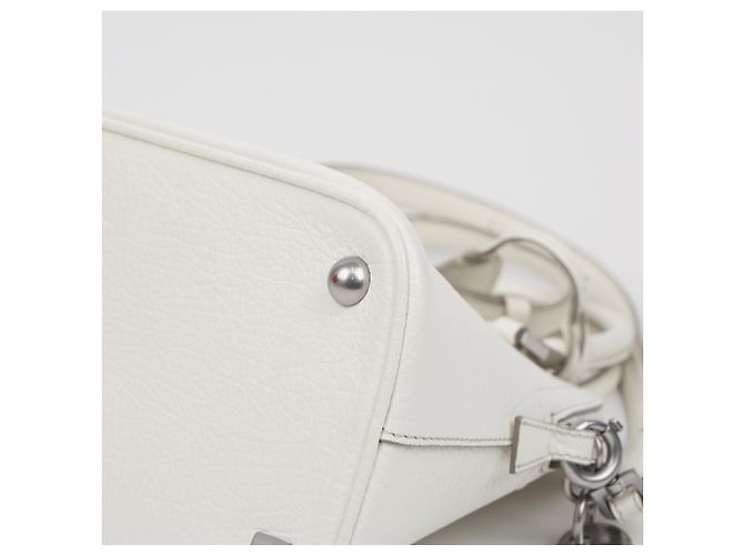 Maison Martin Margiela Mini Borsa a Tracolla Bianca - vista 11