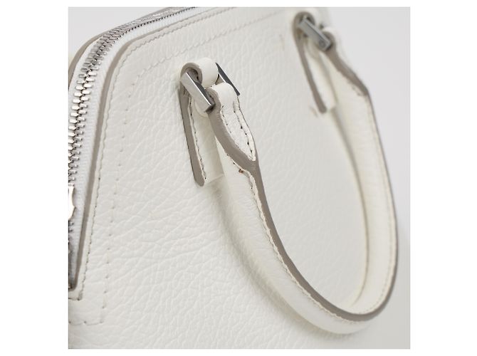 Maison Martin Margiela Mini Borsa a Tracolla Bianca - vista 14