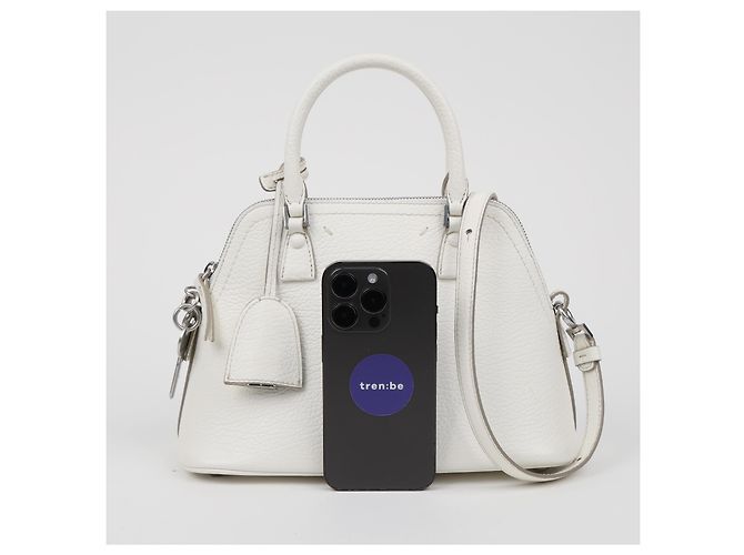 Maison Martin Margiela Mini Borsa a Tracolla Bianca - vista 19