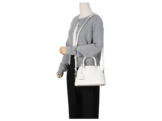 Maison Martin Margiela Mini Borsa a Tracolla Bianca - vista 20