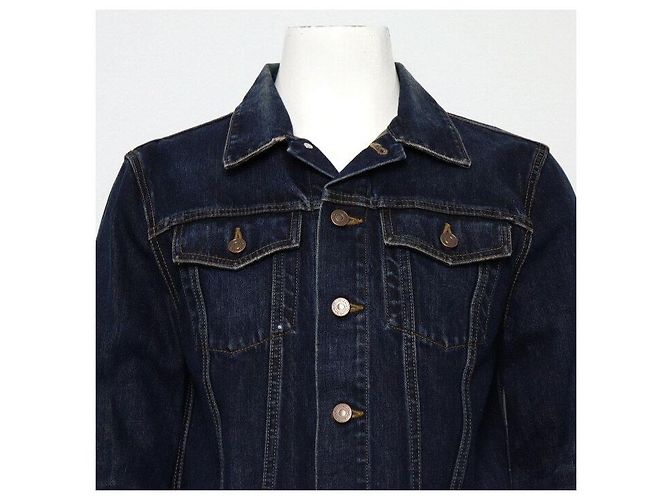 Céline Giacca trucker in denim di cotone da uomo - vista 2