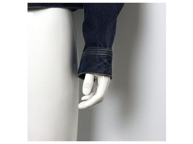 Céline Giacca trucker in denim di cotone da uomo - vista 3