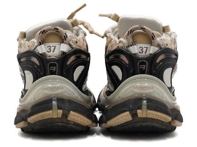 Balenciaga Sneakers Runner in Mesh Multicolore da Donna - vista 8