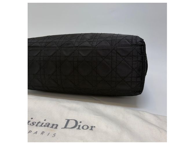 Dior Lady Cannage Tote Bag Black Silver Medium - Ansicht 17