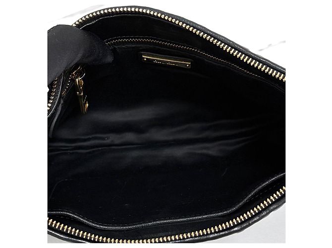 Miu Miu Borsa a tracolla e borsa a spalla Matelassé Napa Chain Nera - vista 13