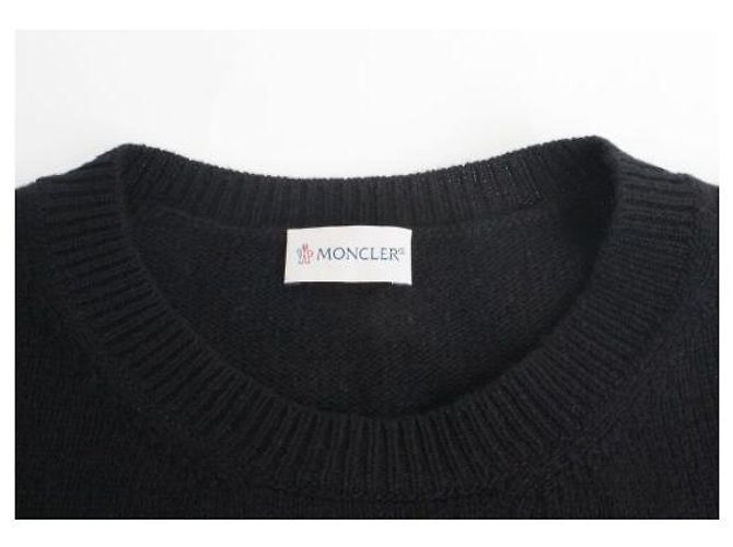 Moncler Logo Wollpullover Schwarz - Ansicht 6