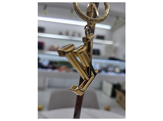 Portachiavi Louis Vuitton Key Holder Oro Metallo - vista 11