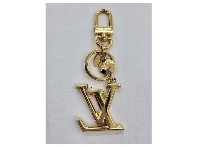 Portachiavi Louis Vuitton Key Holder Oro Metallo - vista 13