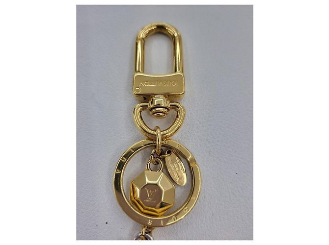 Portachiavi Louis Vuitton Key Holder Oro Metallo - vista 16