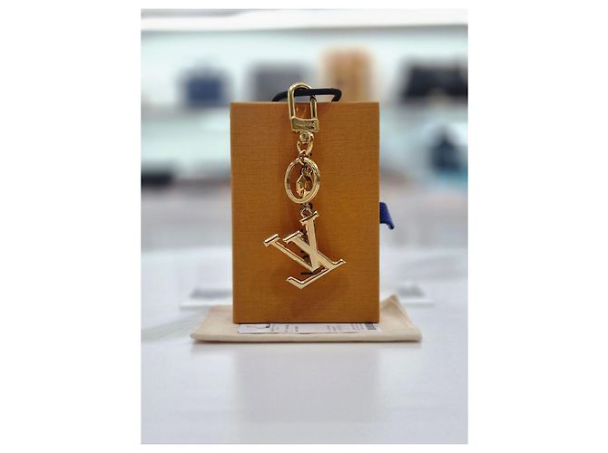 Portachiavi Louis Vuitton Key Holder Oro Metallo - vista 2