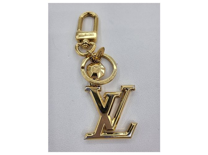 Portachiavi Louis Vuitton Key Holder Oro Metallo - vista 3