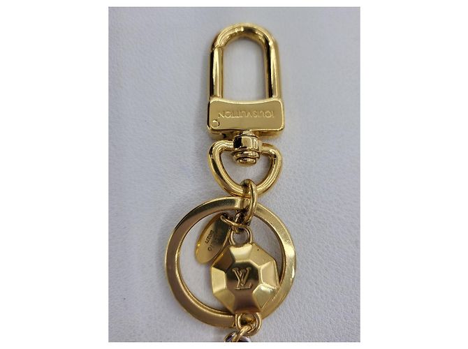 Portachiavi Louis Vuitton Key Holder Oro Metallo - vista 7