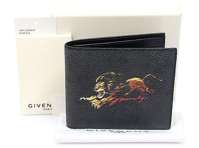 Givenchy Black Canvas Leo Lion Wallet - view 2