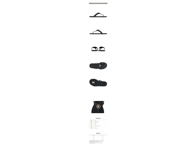 Versace Sandali bassi Alia Black Gold - vista 2