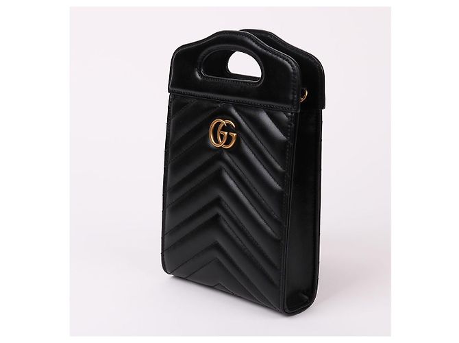 Gucci Mini borsa a catena Matelassé nera - vista 4