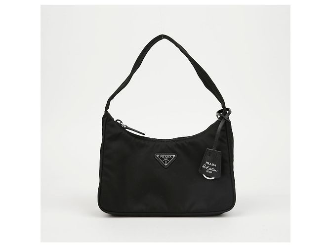 Prada Borsa Hobo Mini Re-Edition Nera - vista 2